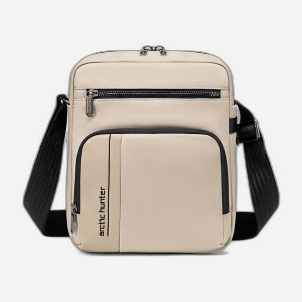 Arctic Hunter KB00831 Tas Selempang Cowok iPad 9.7 tampak depan khaki