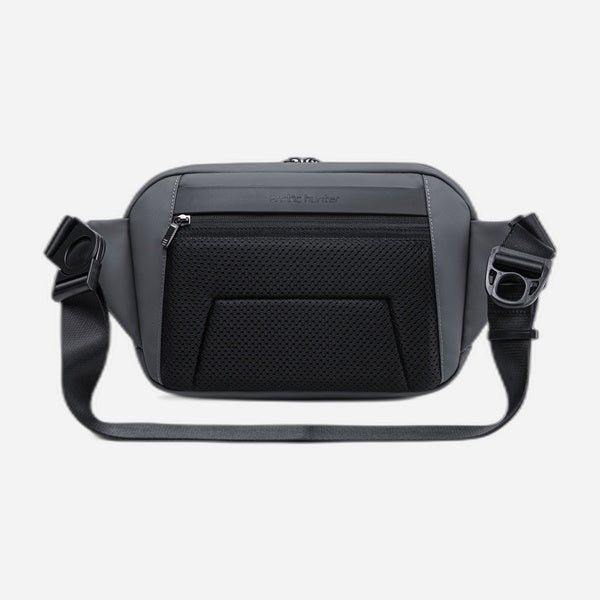 Arctic Hunter tas selempang pria waterproof warna abu abu belakang
